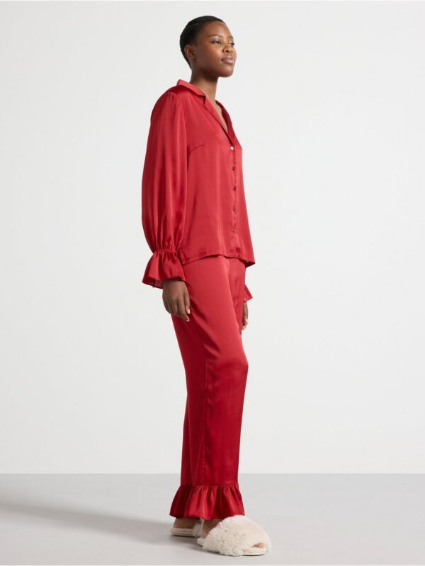 Pyjama shirt in satin - 3002373-7909