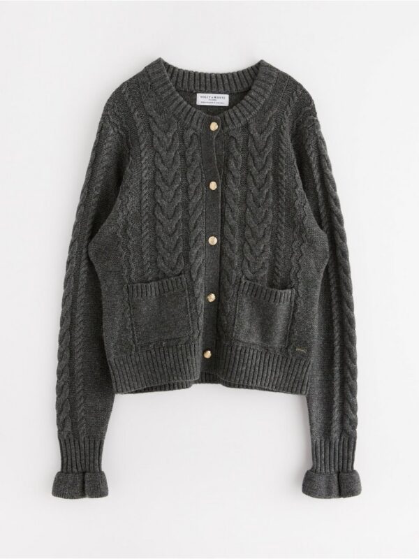 Knitted cardigan - 3002639-3656