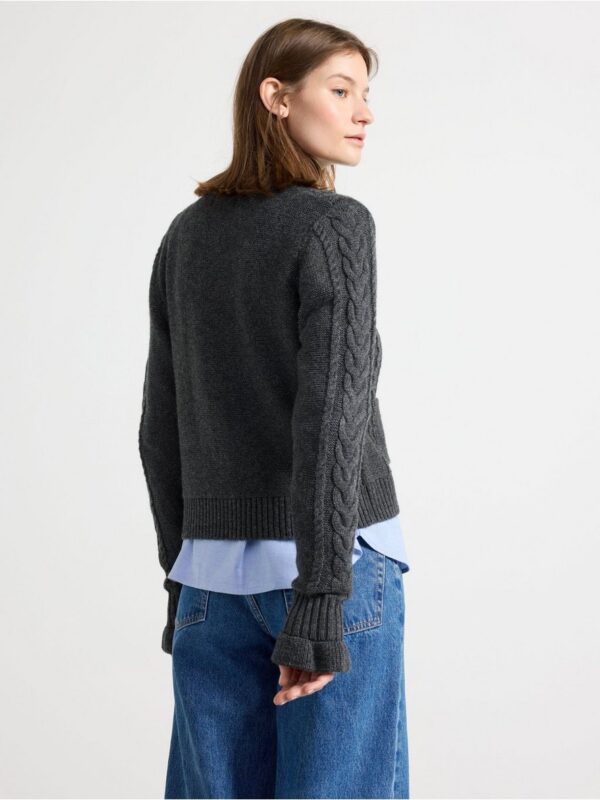 Knitted cardigan - 3002639-3656