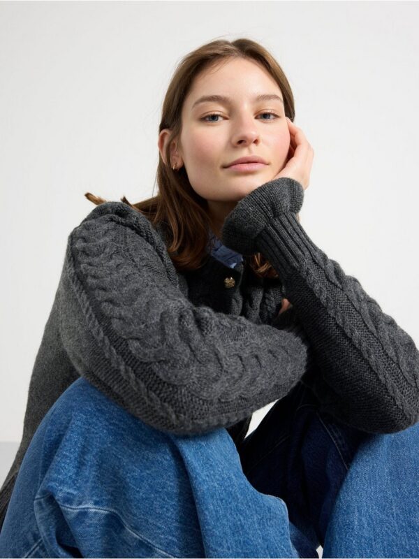 Knitted cardigan - 3002639-3656