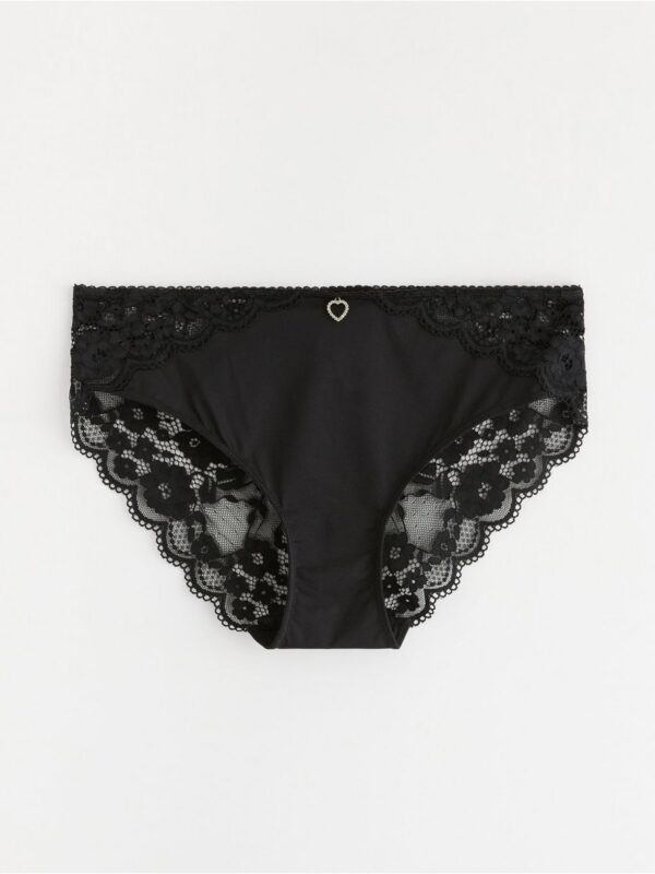 Briefs with lace - 3002900-80