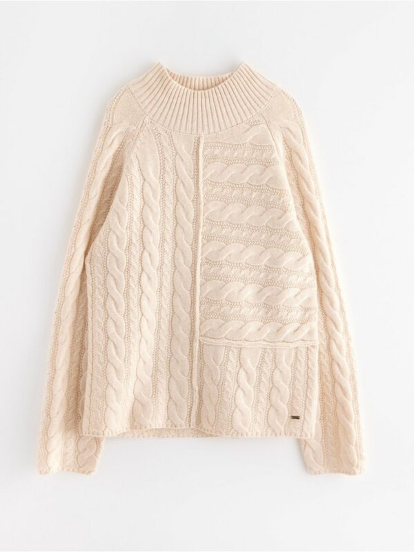 Cable-knit jumper - 3003088-8399