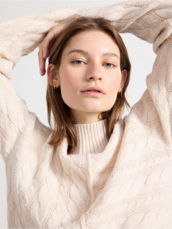 Cable-knit jumper - 3003088-8399