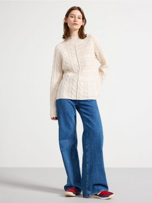 Cable-knit jumper - 3003088-8399