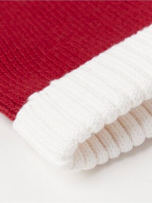 Knitted santa hat - 3003135-7395