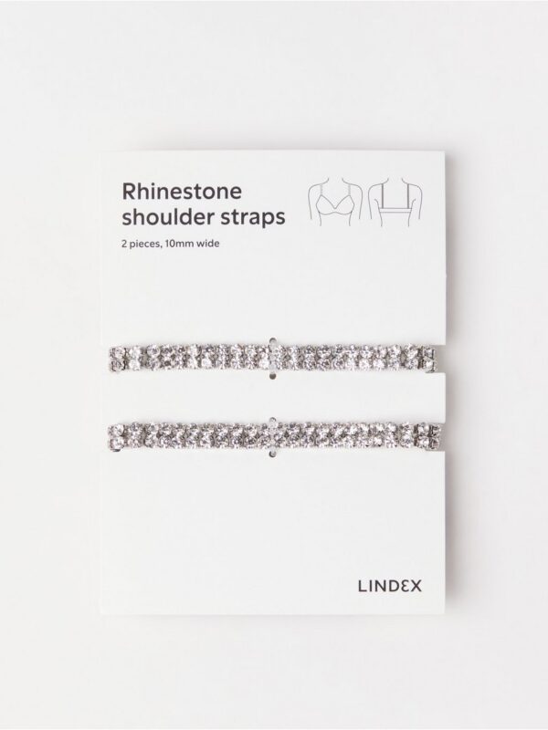 Shoulder straps with rhinestones - 3003175-80