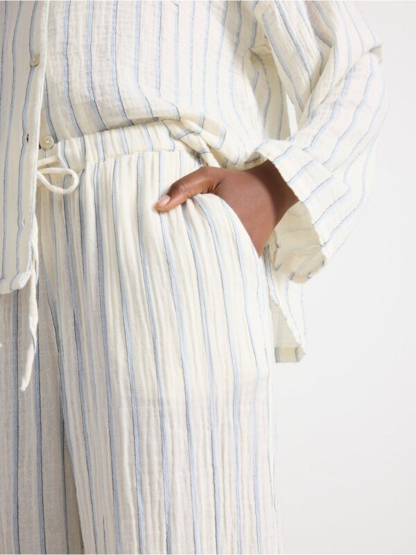Pyjama set in cotton gauze - 3003272-8467