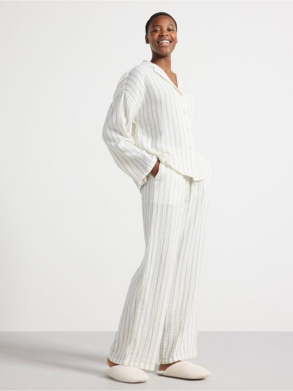 Pyjama set in cotton gauze - 3003272-8467