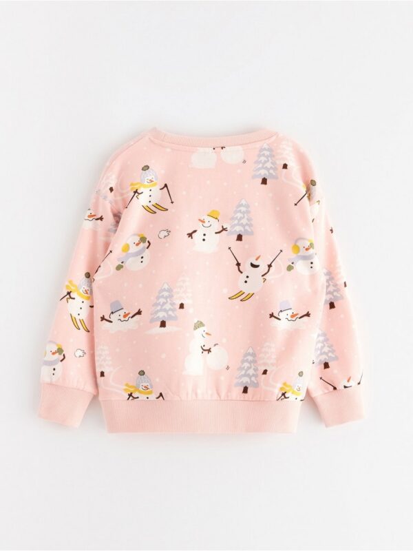 Sweatshirt with brushed inside - 3003424-6907