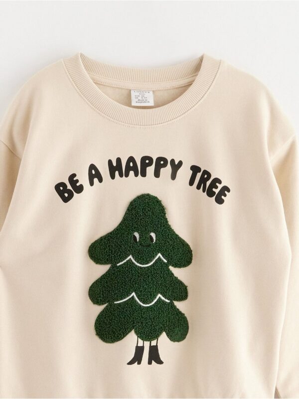 Sweatshirt with brushed inside - 3003469-7458