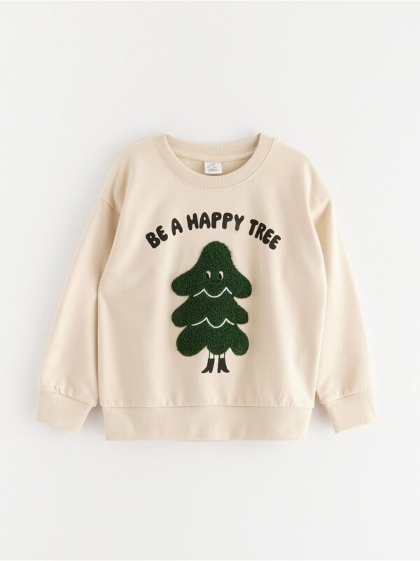 Sweatshirt with brushed inside - 3003469-7458