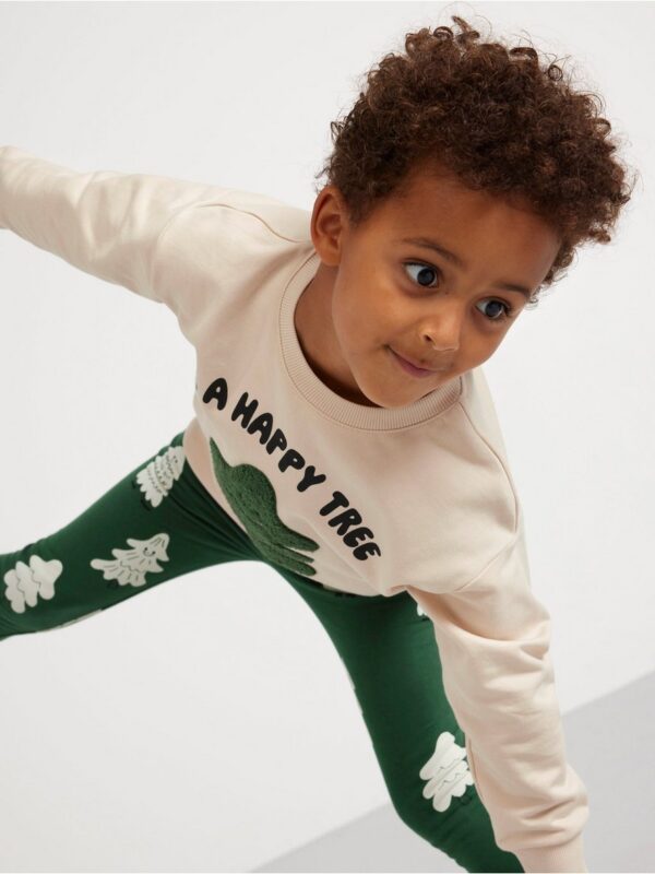 Sweatshirt with brushed inside - 3003469-7458