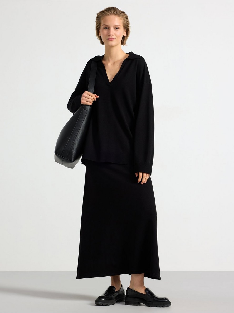 Suknja – Fine-knit maxi skirt