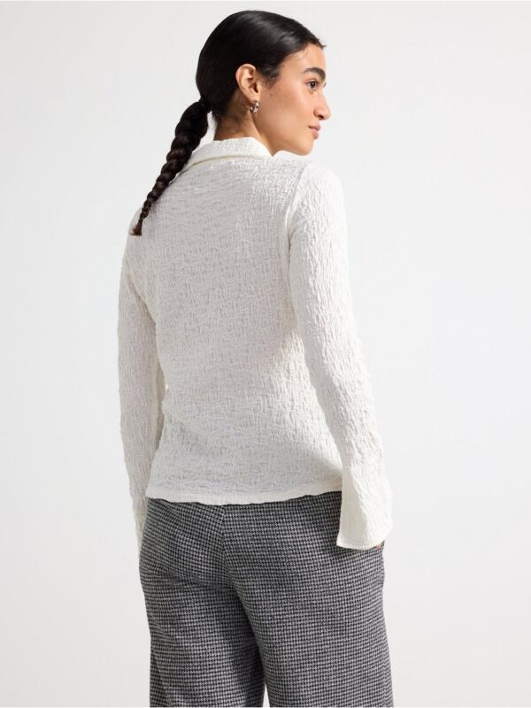 Crinkled shirt in jersey - 3003669-7862