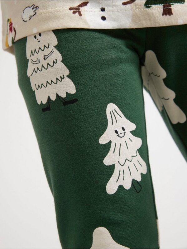 Leggings with brushed inside - 3003798-8599