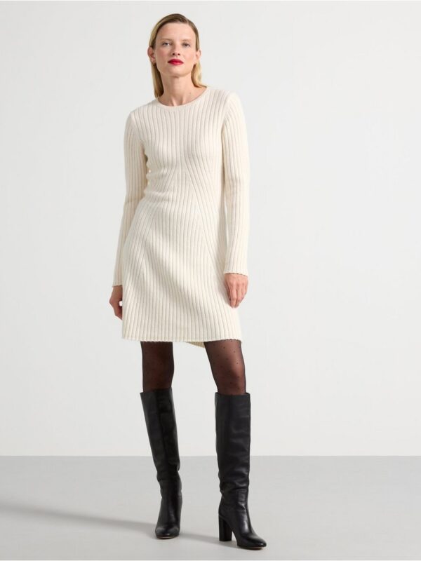 Rib-knitted dress - 3003840-6809