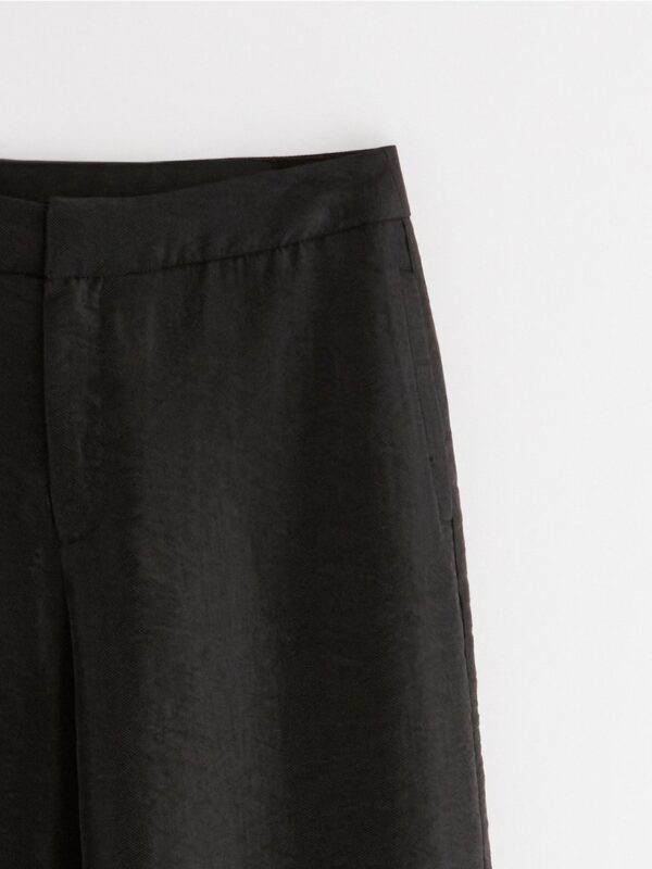 Cropped trousers with wide legs - 3003884-80