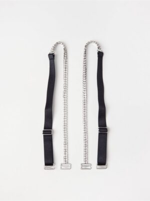 Shoulder straps with rhinestones - 3004336-80