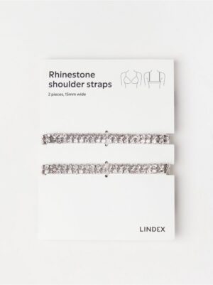 Shoulder straps with rhinestones - 3004336-80
