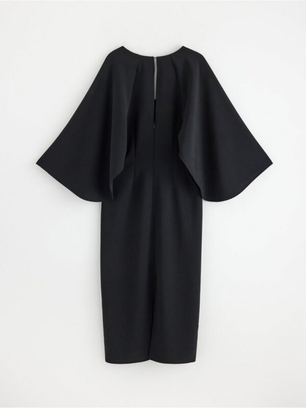 Midi dress with wide sleeves - 3004342-80