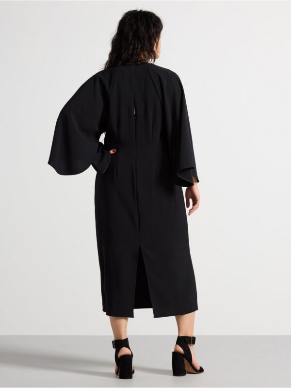 Midi dress with wide sleeves - 3004342-80
