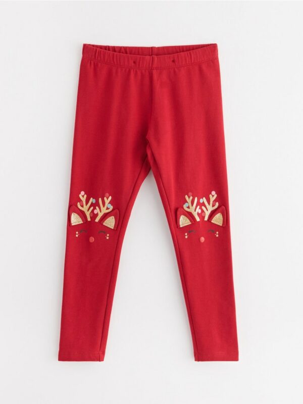 Leggings with brushed inside - 3004346-7395