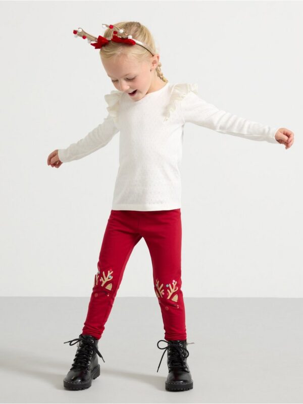 Leggings with brushed inside - 3004346-7395