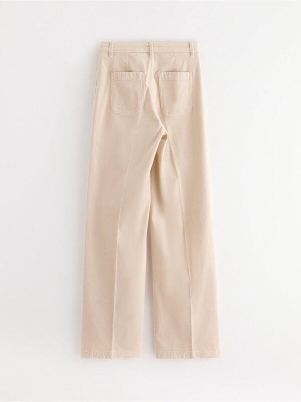 Wide trousers in corduroy - 3004373-7704
