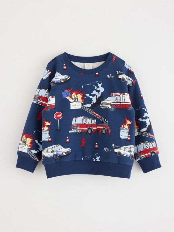 Sweatshirt with brushed inside - 3004428-6842