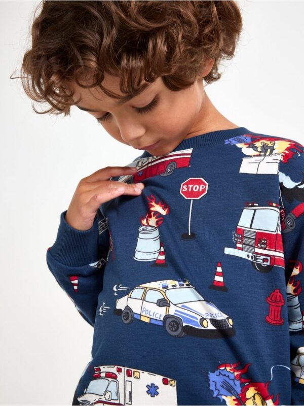Sweatshirt with brushed inside - 3004428-6842