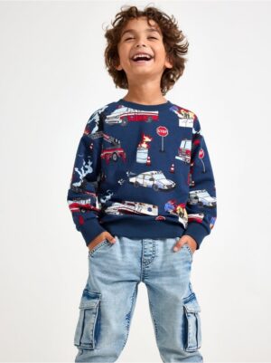 Sweatshirt with brushed inside - 3004428-6842