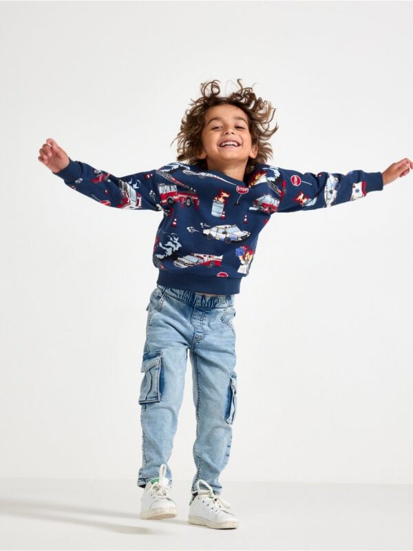 Sweatshirt with brushed inside - 3004428-6842