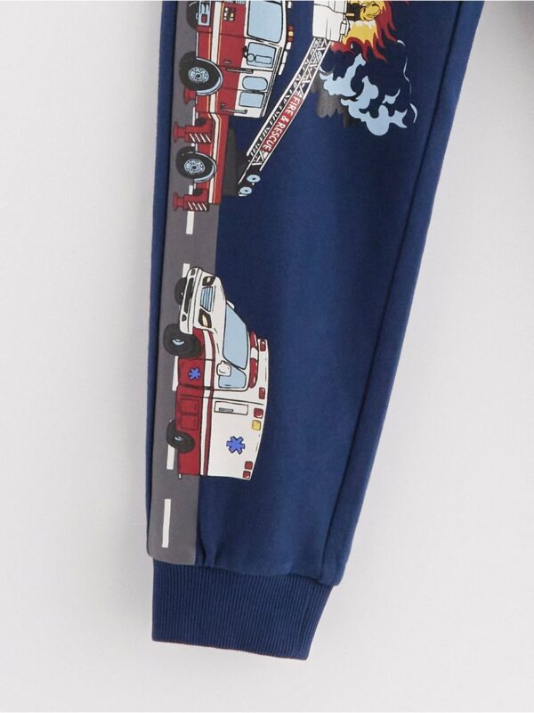 Joggers with brushed inside - 3004429-6842