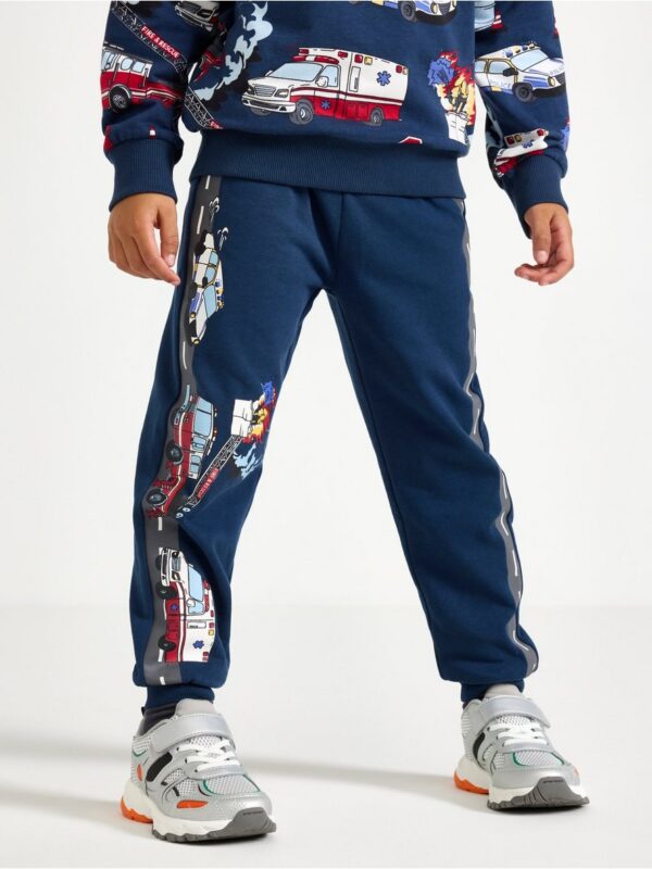 Joggers with brushed inside - 3004429-6842