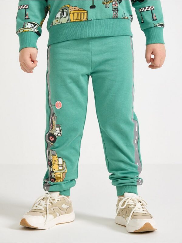 Joggers with brushed inside - 3004457-4573