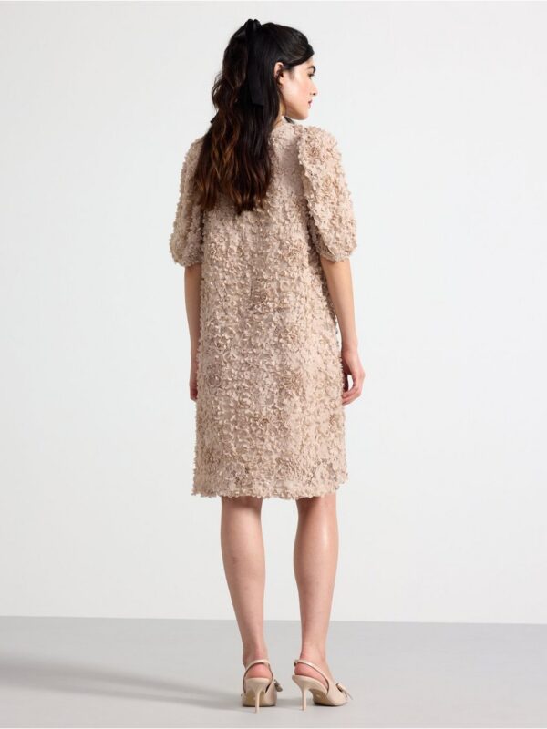 Dress in lace with flowers - 3004605-4344
