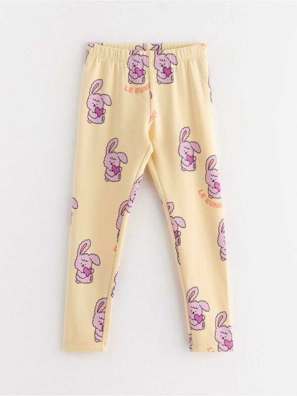 Leggings with brushed inside - 3004729-9830