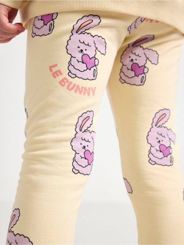 Leggings with brushed inside - 3004729-9830