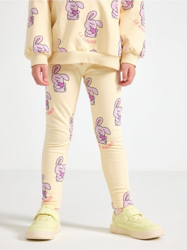 Leggings with brushed inside - 3004729-9830