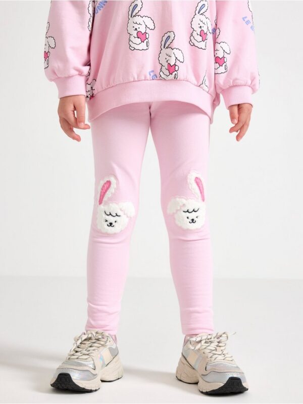 Leggings with brushed inside - 3004730-3679