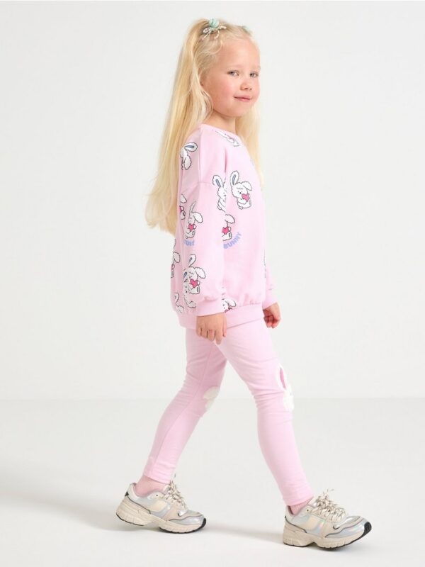 Leggings with brushed inside - 3004730-3679