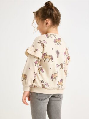 Sweatshirt with brushed inside - 3004739-7458