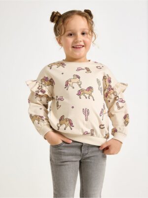 Sweatshirt with brushed inside - 3004739-7458