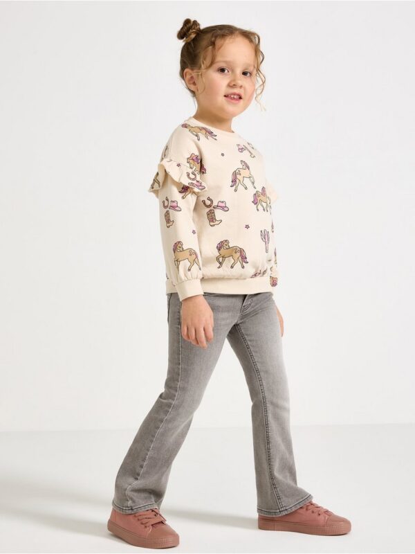 Sweatshirt with brushed inside - 3004739-7458