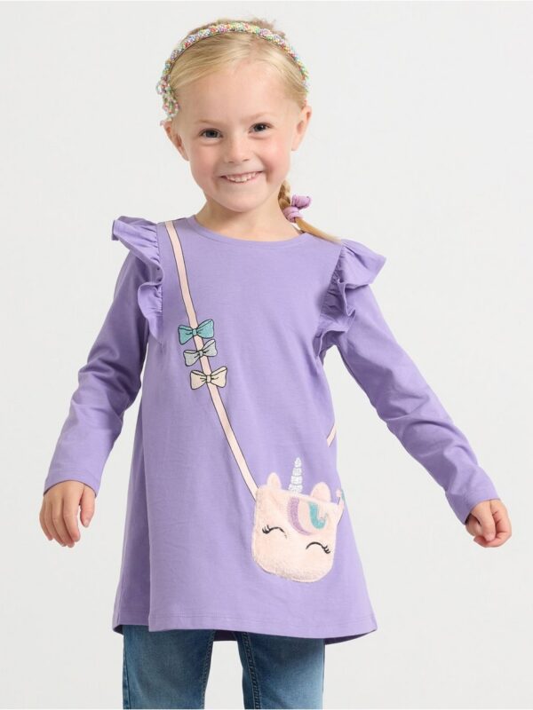 Long-sleeved tunic with frills - 3004942-6927