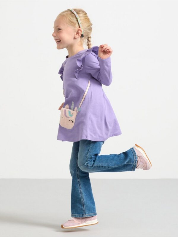 Long-sleeved tunic with frills - 3004942-6927
