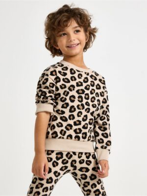 Sweatshirt with brushed inside - 3006156-4939