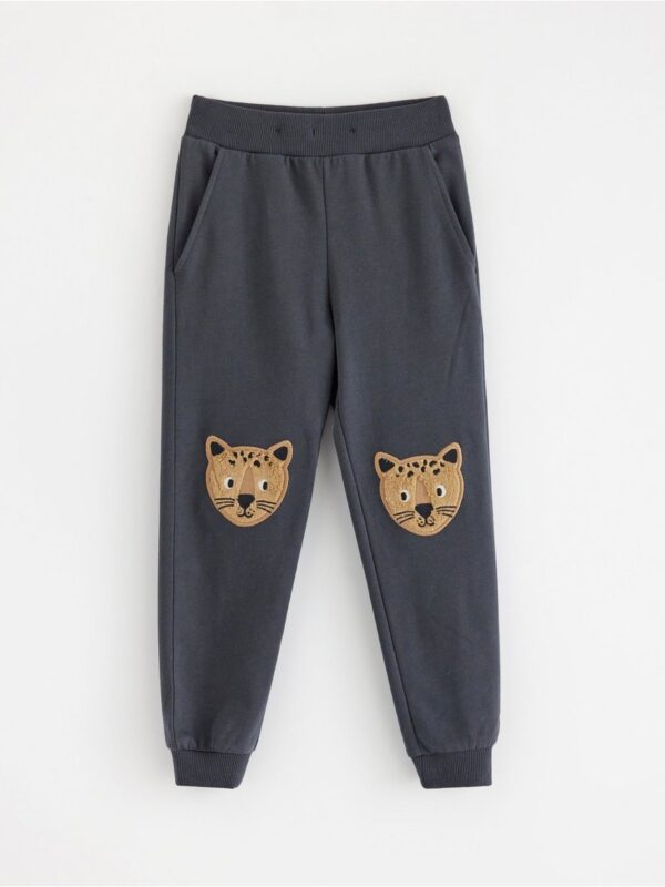 Trousers with brushed inside - 3006159-7161
