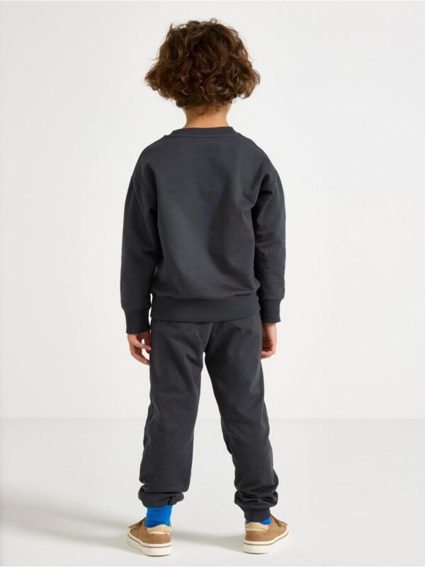 Trousers with brushed inside - 3006159-7161