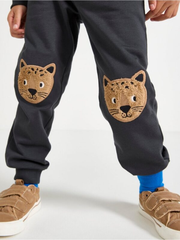 Trousers with brushed inside - 3006159-7161